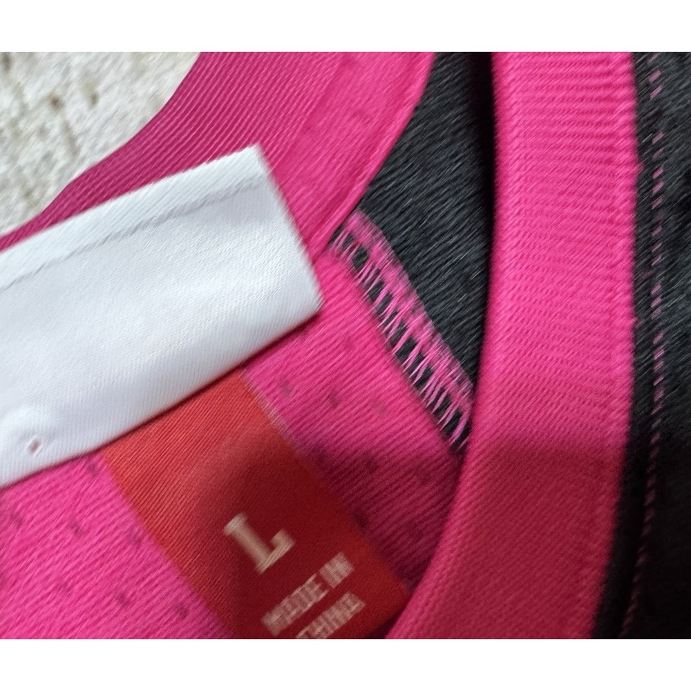 MITCHELL & NESS ALONZO MOURNING L MIAMI HEAT JERSEY $135 RELOAD SWINGMAN PINK - Picture 7 of 9